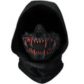 Guayma Airsoft Half Face Skull Masks Tactical Face Protection Mesh Mask for Halloween Cosplay Paintball CS Games,Suit