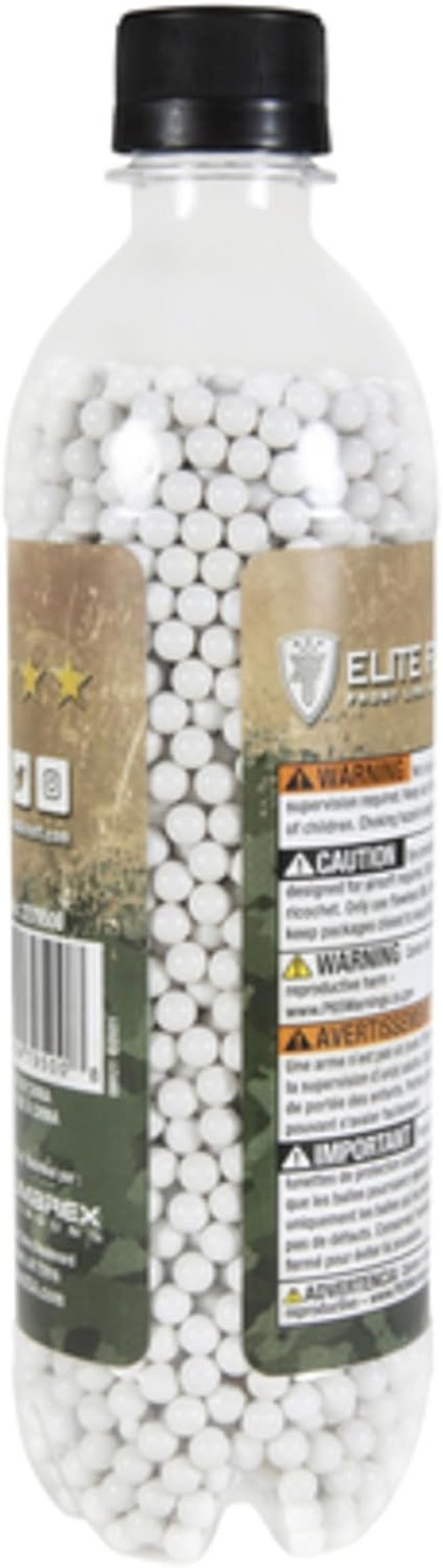 Elite Force Premium Airsoft BBs - 6mm .25 Gram - 2700 Count for Precision Shooting