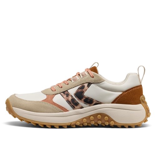 KEEN Women's KS86 Comfortable Durable Retro Style Sneakers, Birch/Cork, 9.5