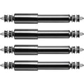 EZGO TXT Shocks 1994-up EZGO Golf Cart Front and Rear Shock Absorbers Set Fit for Gas and Electric Medalist EZGO TXT Golf Carts Replaces OEM #70248-G01, 76418-G01, 70324-G01,Nivel Part #5006