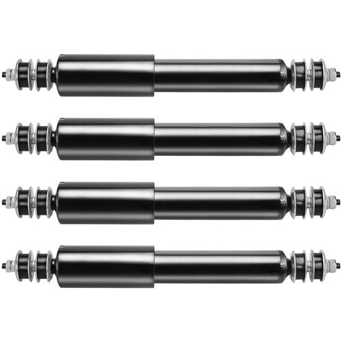 EZGO TXT Shocks 1994-up EZGO Golf Cart Front and Rear Shock Absorbers Set Fit for Gas and Electric Medalist EZGO TXT Golf Carts Replaces OEM #70248-G01, 76418-G01, 70324-G01,Nivel Part #5006