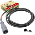 Roykaw Club Car 48V Charger Plug Cord for 1995-2014 DS & Precedent Golf Cart Models, 3 Pin Round Plug Cord, 130" Cable Length, Replaces OEM # 1018289-01