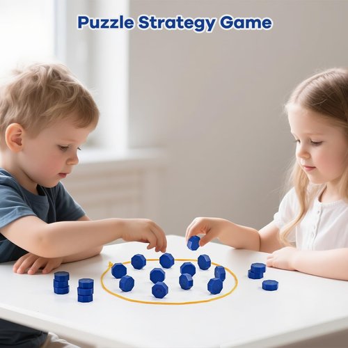 Bameca Magnetic Chess Game - Full-Size Stones for Family Fun | Travel-Friendly Strategy Game for All Ages