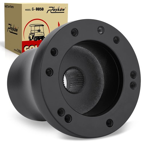 Roykaw Golf Cart Steering Adapter Compatible with EZGO RXV/TXT Black