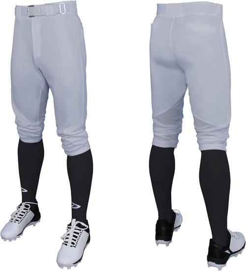 DYNAMIC Knicker Baseball Pants for Men and Youth Boys, High Rise, Relaxed Fit, Durable, Comfortable and Breathable Leg Mesh