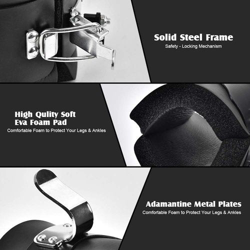 KYLINFIT Anti Gravity Inversion Boots Abdominal Crunch Sit Up Bar Hooks Therapy Core Gym Fitness Exerciser