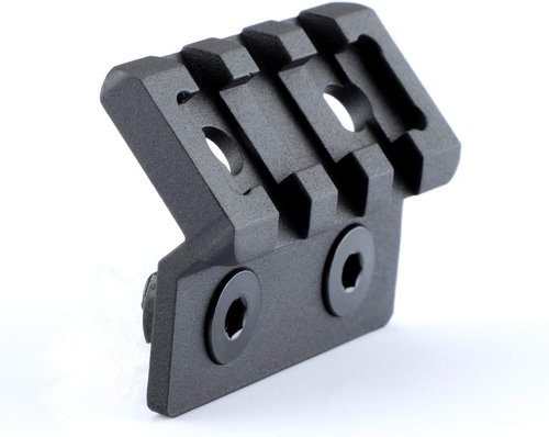 LEGEED Picatinny Rail Mount - Offset Light/Optic Compatible with M-LOK | 3-Slot Design