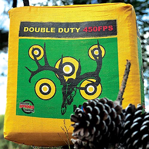 Morrell Double Duty 450 FPS Cube Field Point Archery Target - Yellow (Variation 1)