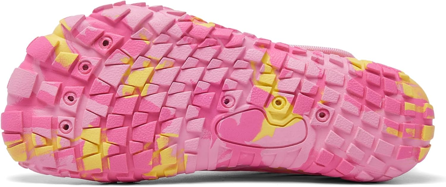 Skiennix Kids Water Shoes - Quick Dry Non-Slip Aqua Socks | Easy On Swim Shoes for Boys & Girls