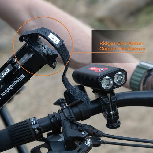 The Original Handlebar Jack Portable Repair Stand V3 | Made in the USA | 3.7" Ground Offset, for Bicycles, eBikes | Compatible w All Electric Bikes