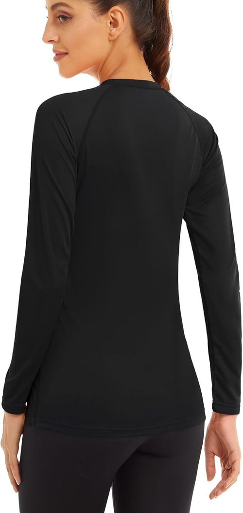 MAGCOMSEN Women's Long Sleeve Sun Protection Shirt - UPF 50+ Hiking & Fishing Rash Guard