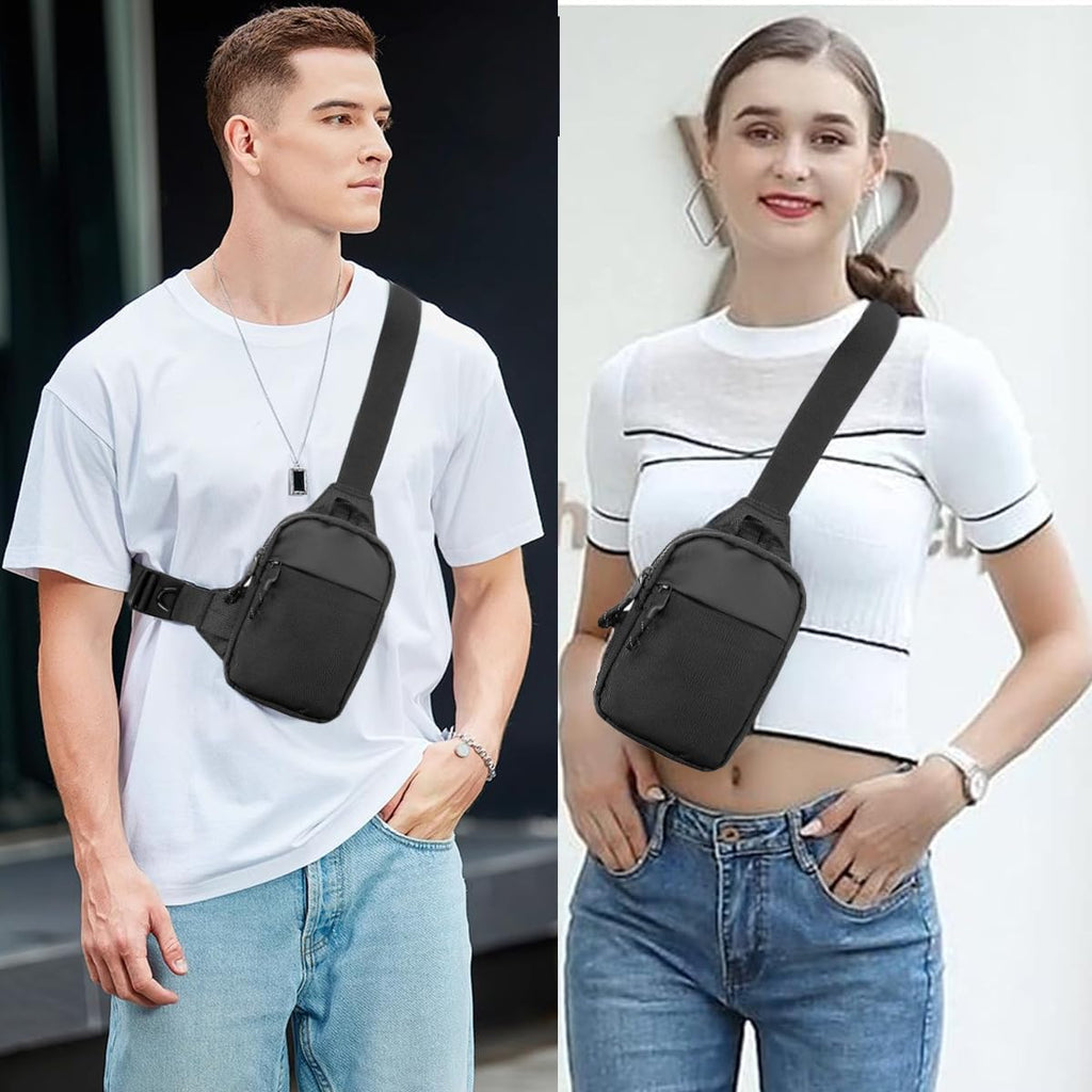 Skiennix Mini Sling Bag - Waterproof Lightweight Crossbody Chest Bag for Men | Casual Trendy Design