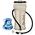 Baen Sendi Light Gray 2L TPU Hydration Bladder with Insulated Tube & High-Flow Bite Valve