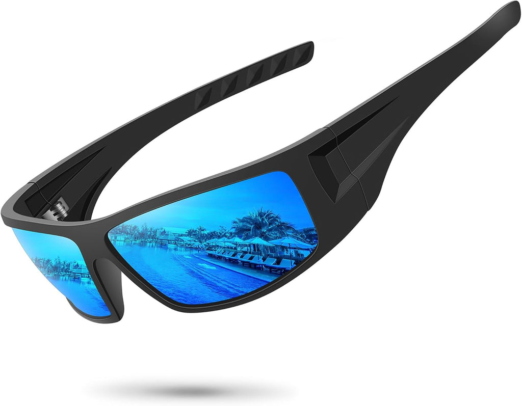 Skiennix Polarized Sports Sunglasses - Unbreakable Frame for Cycling & Fishing | UV400 Protection