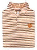 Warner Safari Clemson Tigers Men's Golf Polo Shirt - Orange, Size Large, Officially Licensed
