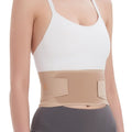 RANDY SUN Ultra Thin Back Braces for Women, Adjustable Lower Back Waist Support Wrap Under Clothes Compression Lower Lumbar Support Belt Breathable Brace, Medium