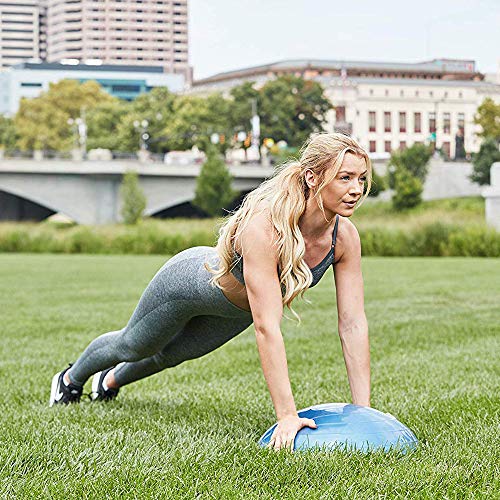 Blue/Black BOSU Sport Balance Trainer - Compact, Non-Slip, Versatile Fitness Equipment