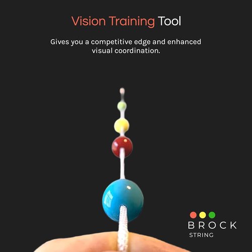 Brock String - Vision Convergence Insufficiency Training Tool for Eye Muscle Strengthening & Focus
