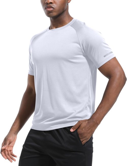 Boyzn Men's Workout Running Shirts - Moisture-Wicking Dry Fit Athletic Tees | 1, 3, 5, or 7 Pack