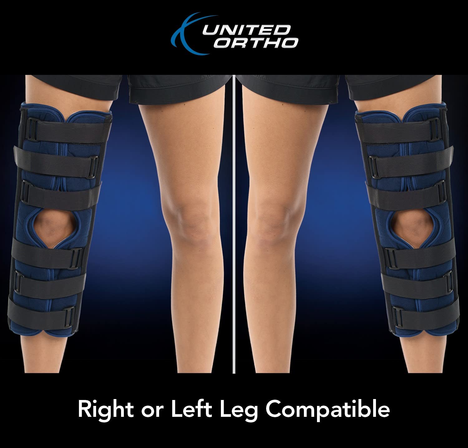 United Ortho 61016 3-Panel Knee Immobilizer, 16" Size