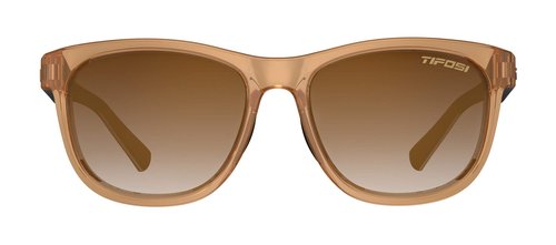 Tifosi Optics Swank Sunglasses (Crystal Brown-Onyx/Brown Gradient Lens)