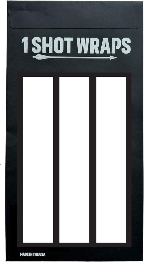 Arrow Wraps for Carbon Shafts - Glossy Bright Colors | Pack of 15 in Various Lengths and Widths