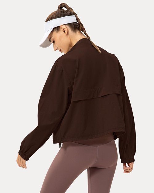 Locachy Women's Lightweight Zip-Up Athletic Jacket - Windproof & Sun Protection | Perfect for Outdoor Workouts