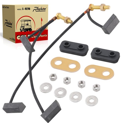 Roykaw Golf Cart 36/48 Volt Motor Brush Assembly Set Compatible with Club Car 1994-up and Yamaha G8/G9/G14/G16 Electric Models, Replaces OEM # 1017946, JH7-H1801-00, 520108, 1022519-01