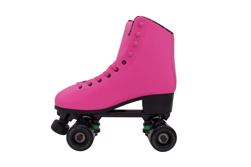 A American Athletic Roller Skate- Famous NOT Rich Quad Roller Skate, Women Size 8, Pink