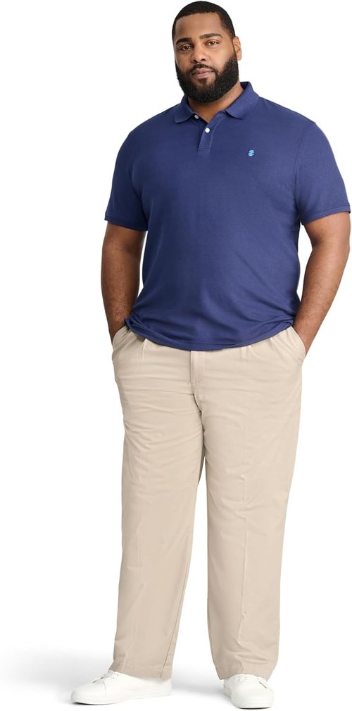 Izod Men's Polo Shirt - Big and Tall Advantage Performance | Comfortable Fit, Classic Style
