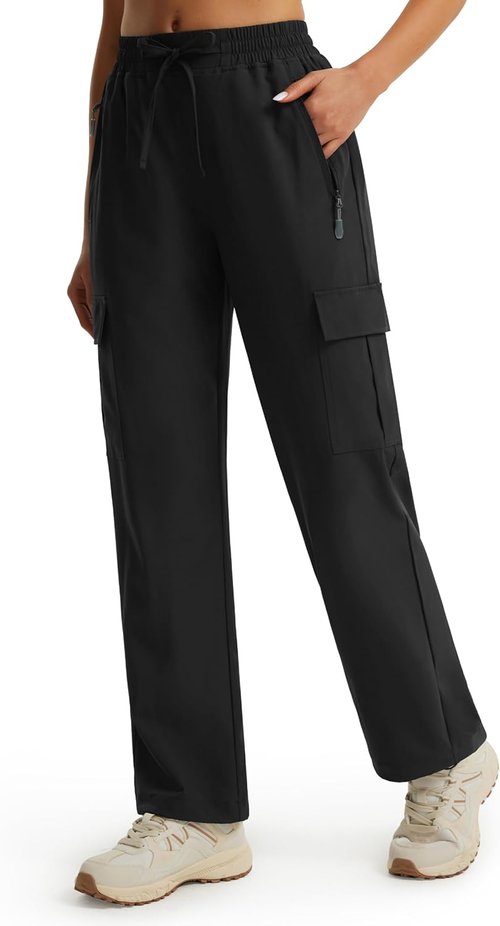 Libin Women's Hiking Pants - Lightweight Quick-Dry Cargo for Casual Work & Travel | Petite/Regular/Tall