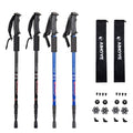 Aihoye Hiking Trekking Poles, 4 Pack Collapsible,Lightweight, Anti Shock, Walking Sticks,Adjustable Hiking Pole for Men and Women