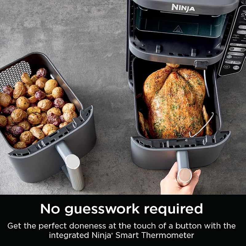 Ninja DoubleStack XL 10 Qt Smart Air Fryer - 6-in-1, Grey, Stackable
