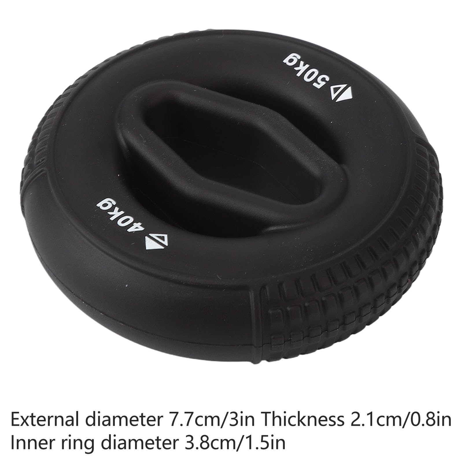 Sonew Hand Grip Strengthener, 40 to 50KG Silicone Grip Trainer Anti Slip Strength Training Ring for Finger and Forearm Exercise Grip Trainer for Rock Climbing