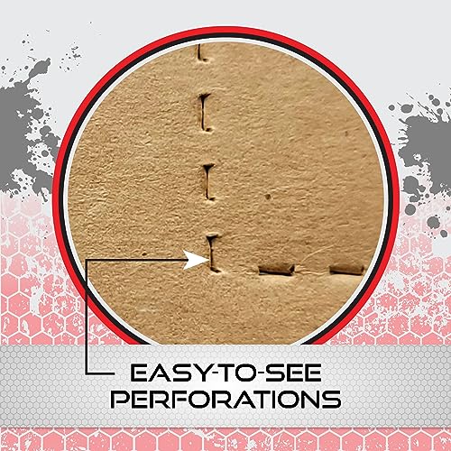 USPSA Cardboard Torso Targets 60 Pack Made in USA for Shooting Practice