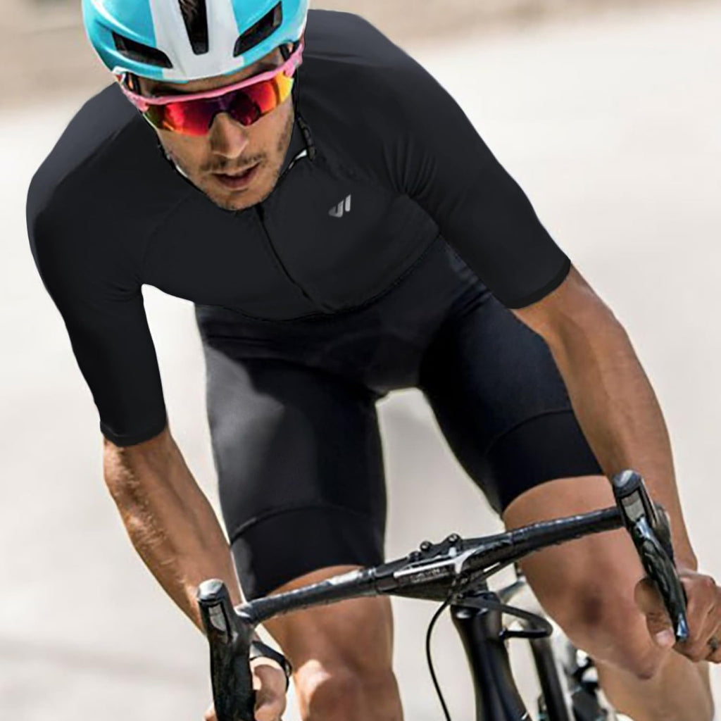 Lo.gas Logas Men‘s Triathlon Suit Trisuit Race Skinsuit Cycling Speed Suit Swimskin Bike Swim Run