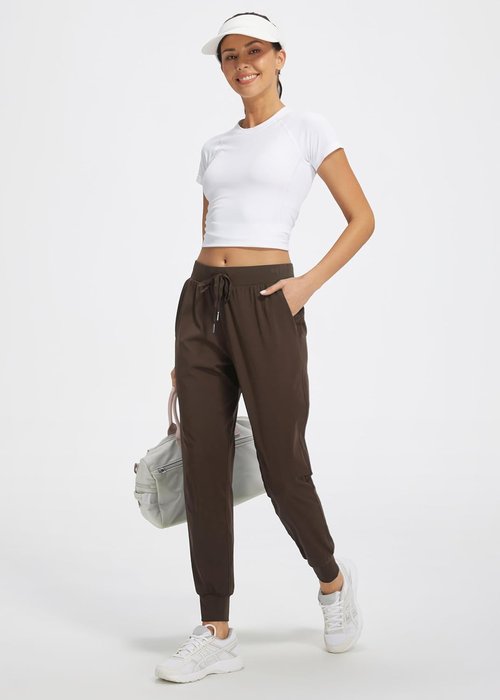 Libin Women's Athletic Joggers - Tapered Sweatpants with Pockets for Casual Workouts | Petite/Regular/Tall