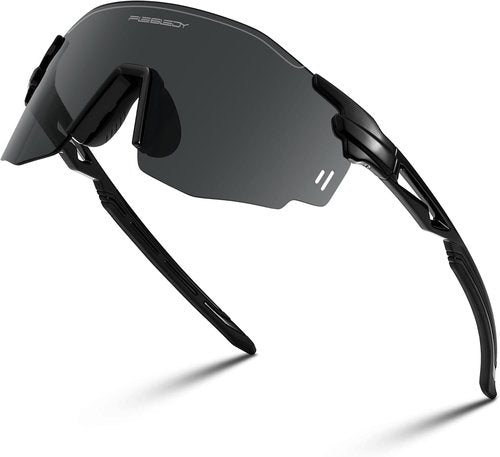 FEISEDY Rimless Sports Sunglasses - TR90 Frame for Cycling, Fishing & Running | Unisex Design