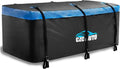 CZC AUTO Cargo Carrier Bag - 20 Cu. Ft Waterproof Travel Bag for Cars, Trucks & SUVs | Durable Soft Design (Blue)