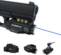 GAZESHOT Mini 700 Lumen Pistol Light Laser Combo Weapon Light Tactical Flashlights, Magnetic USB Rechargeable with Blue Beam Sight and Strobe Mode for GL and Picatinny Rail