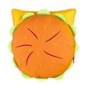 Qufoidium Cheeseburger Backpack, Hamburger Burger - Novelty Funny Yellow Casual Daypack, Cute Food-Shaped Gift for Burger Lovers, Quirky Present for Daily Use & Fun Outings