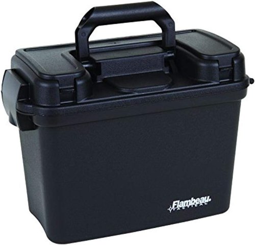 Flambeau Outdoors 14" Medium Dry Box - Durable Black Storage Solution for Outdoor Gear