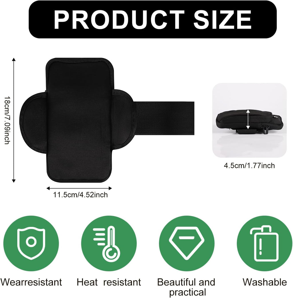 Skiennix Gym Water Bottle Pouch - Double Layer Holder for Cards, Keys & Phone | Ideal for Running & Sports