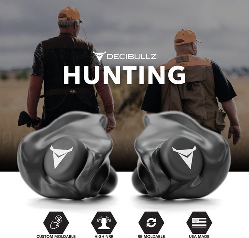 Decibullz Custom Molded Earplugs - Pro Pack Bundle in Black for Ultimate Noise Reduction