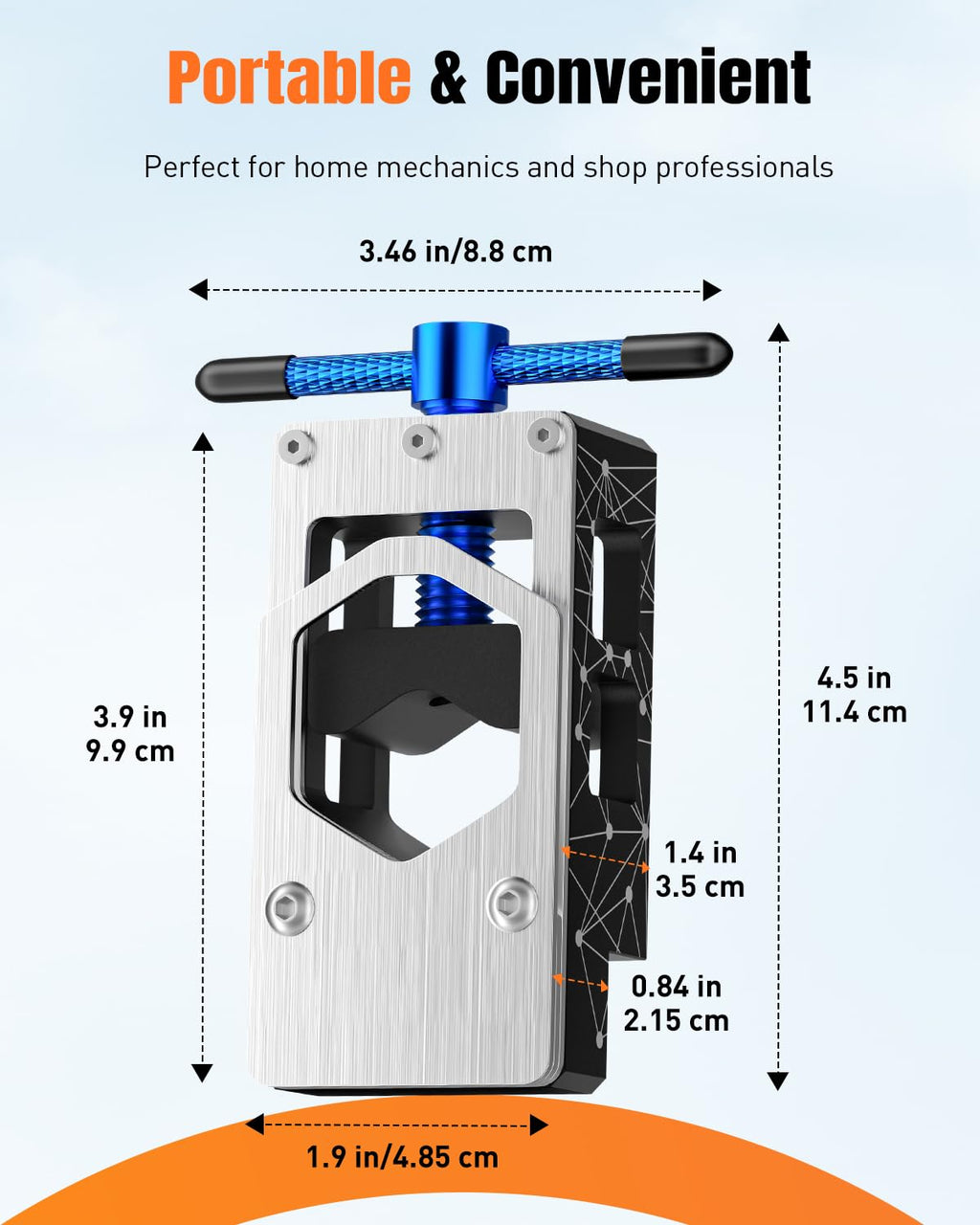 Pawfly Bike Saw Guide for Road Mountain Bike Fork Steerer Seat Post Handlebar, Adjustable Cut Saw Guide with 1-1/8" Carbon Headset Spacers, Carbon Fiber Aluminum Alloy Tube Cutting Tool Cutting Guide