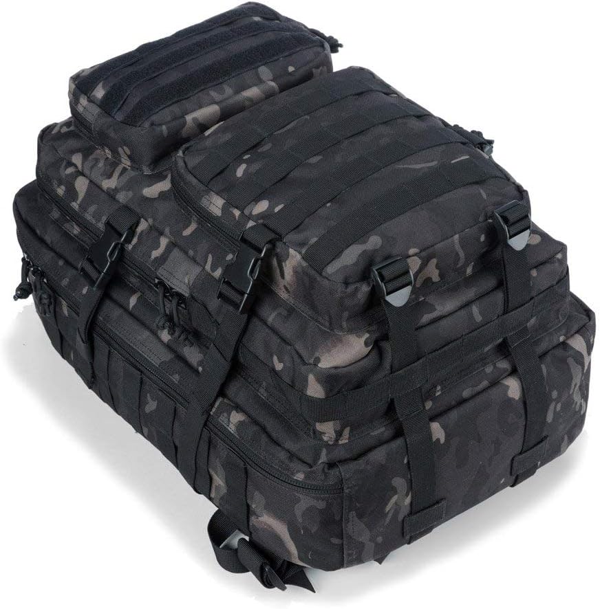 REEBOW GEAR Military Tactical Backpack - Large 3-Day Assault Pack with Molle System | ACU Camo
