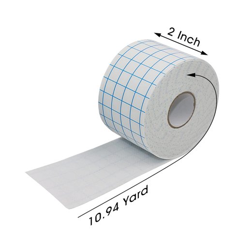 COMOmed Non-Woven Cover Roll Stretch Tape - 2" x10.94Yd First Aid Tape - Dressing Retention Tape - Breathable Cohesive Wrap Bandage Roll Film (2 Rolls)