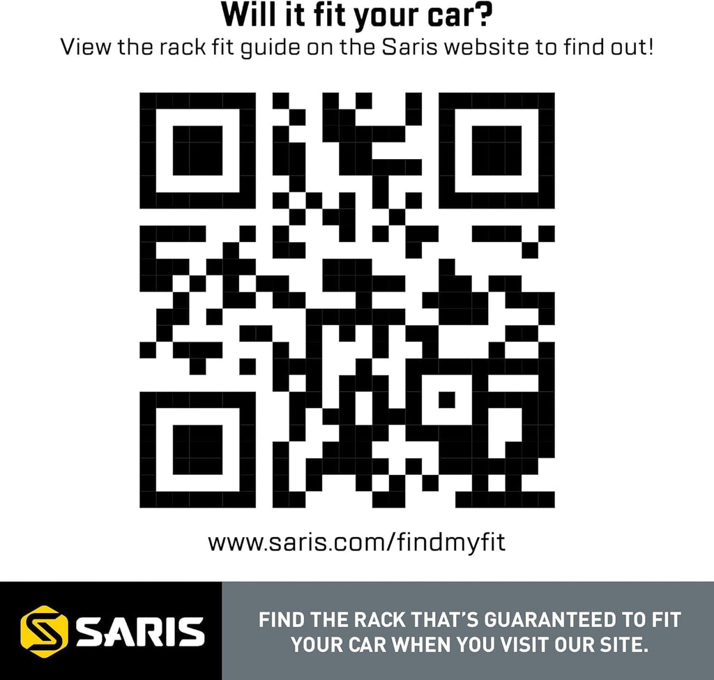 Saris Solo Bike Rack - Lightweight Trunk Mount 1-Bike Carrier for Cars & SUVs - Tool-Free & Compact