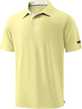 Obla Men's Golf Shirt - Short Sleeve Moisture-Wicking Performance Polo | Athletic Casual Wear