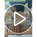 Euthymiaze White Portable Hand Washing Station with Electronic Faucet & Adjustable Stand